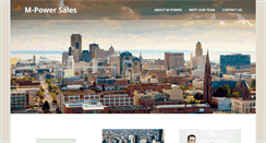 Desktop Screenshot of m-powersales.com