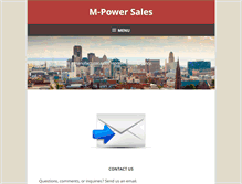 Tablet Screenshot of m-powersales.com